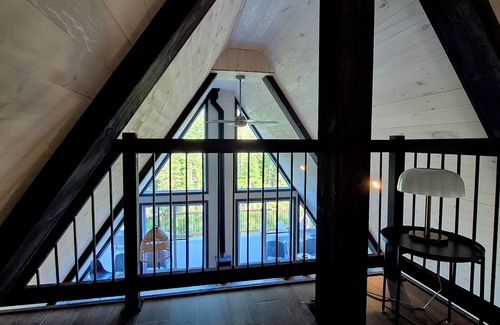 Mauricie Ski Chalet | Splendid Chalet A-FRAME * Breathtaking views and tranquility & SPA