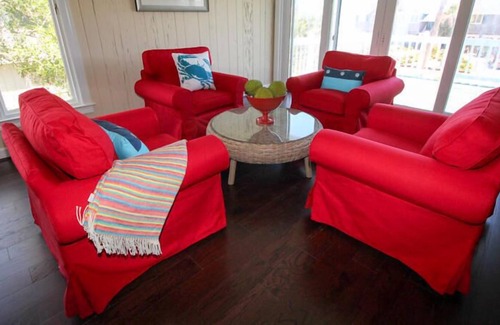 Saint Helena Island Cabin | Sprawling Ocean View Home w/ Massive Deck, Private Pool, & Incredible Views