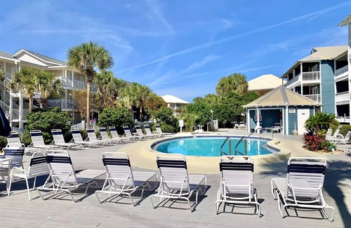 Avalon Beach Estates Condo | SPRING BREAK READY! HEATED POOL! NEW DECKING! CLOSE TO SHOPPING!