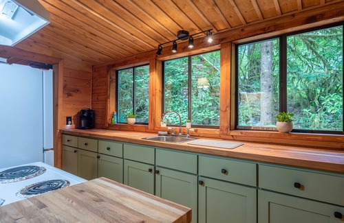 Rhododendron Cabin | Stay before 10/05 get the 3RD night FREE! Hot tub, secluded