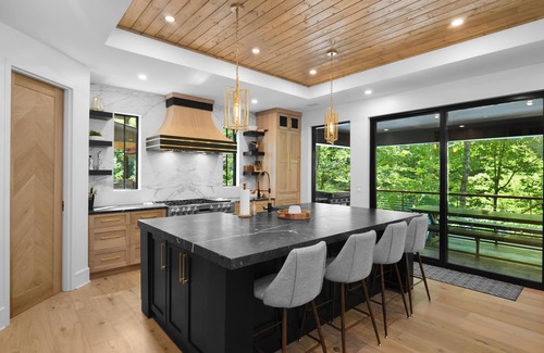 Nantahala House | Stay on the Nantahala River - luxury home in Bryson city NC.