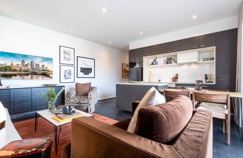 Collingwood Apartment | StayCentral - The Marque @ Collingwood - Stanley Street, Collingwood - 2 bedrooms, 2 Beds, 1 Bathroom and 2 Secure Car Park