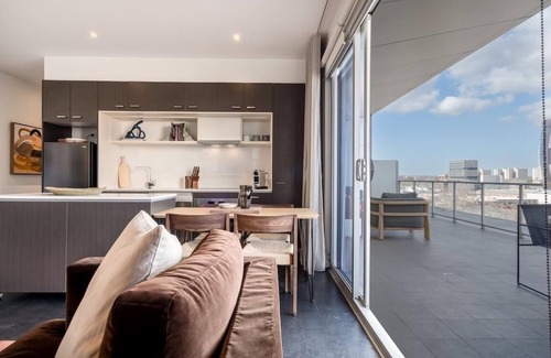 Collingwood Apartment | StayCentral - The Marque @ Collingwood - Stanley Street, Collingwood - 2 bedrooms, 2 Beds, 1 Bathroom and 2 Secure Car Park