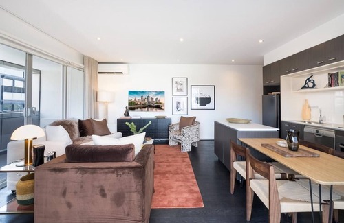 Collingwood Apartment | StayCentral - The Marque @ Collingwood - Stanley Street, Collingwood - 2 bedrooms, 2 Beds, 1 Bathroom and 2 Secure Car Park