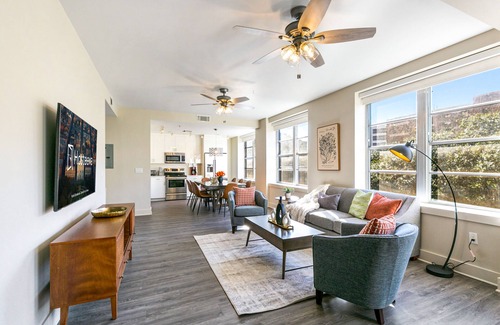 Central Business District Apartment | Steps to French Quarter Rooftop & Gym Sleeps 12