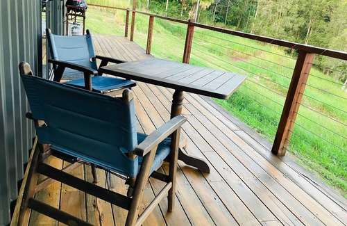 Nimbin Cabin | Stoney Chute Eco-Cabin 2: off-grid, cosy farm-stay retreat 5km from Nimbin.