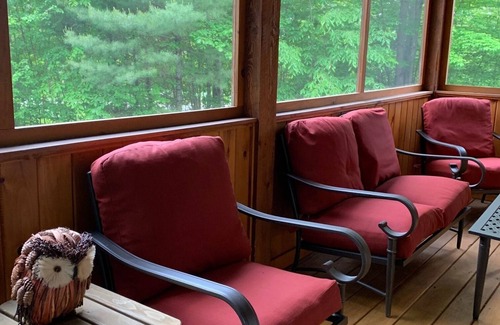 Bethel Ski Chalet | STOP! Hot tub, deck w/Sunday River Mountain Views