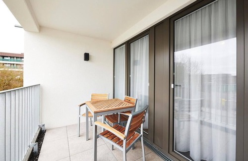 Bensersiel Apartment | Strandnahes 1-zimmer Apartment mit Balkon Inkl. Schwimmbad- & Saunanutzung