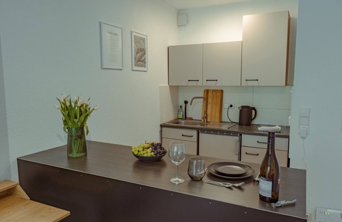 Oberesslingen Apartment | Studio Apartment mit Parkplatz