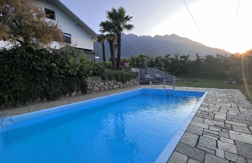 Parcines Apartment | Studio Apartment "Casa Sonngart" with Mountain View, Private Pool & Wi-Fi