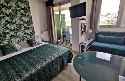 Biarritz Apartment | Studio AppartHôtel OCEAN 7, Plage, Piscine, Terrasse
