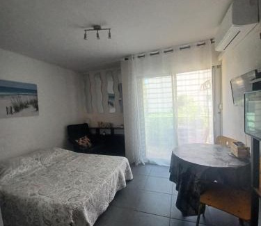 Balaruc-les-Bains Apartment | Studio avec jardinet et balcon idéalement situé