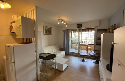 Capbreton Apartment | Studio cabine à 200m de la plage avec piscine, tennis et parking privé - FR-1-413-203