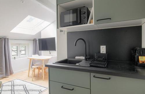 Vassieux - Crepieux Apartment | Studio cosy & climatisé , Caluire, proche de Lyon