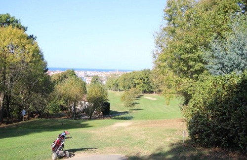 Ciboure Apartment | Studio facing golf with terrace and parking