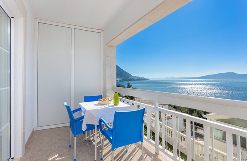 Podaca Apartment | Studio flat with terrace and sea view Podaca, Makarska (AS-6736-b)