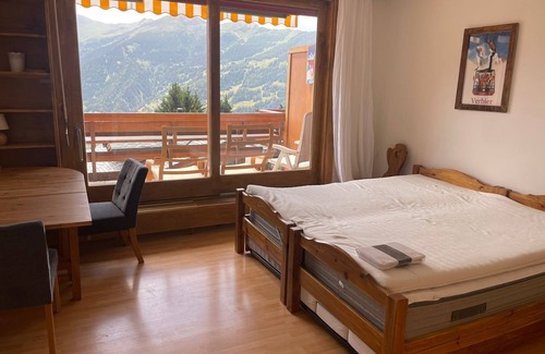 Verbier Apartment | Studio in Verbier with view and terrasse