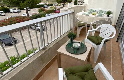 Le Grau-Du-Roi Apartment | Studio le Vue mer Accès direct à la plage Parking privé Clim belle terrasse