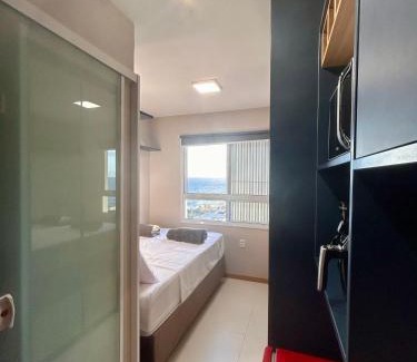 Amaralina Apartment | Studio Moderno e NOVO com Bela Vista - Perto do Rio Vermelho e Pituba