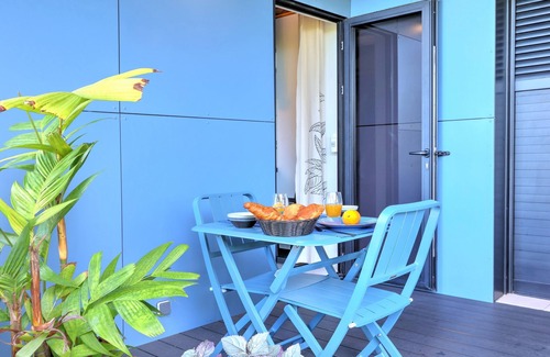 Les Avirons Apartment | Studio Pitaya - Vue mer et piscine partagée
