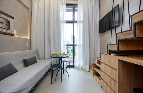 Santo Amaro Apartment | Studio prox Consulado EUA Metro Brooklin piscina
