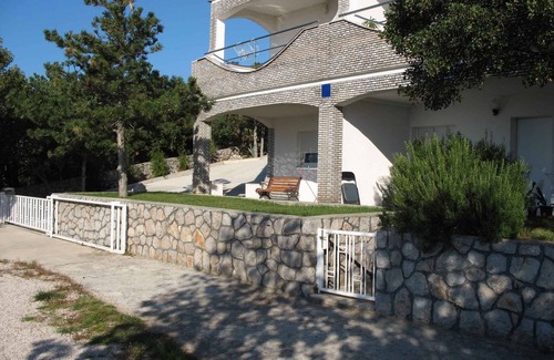 Klenovica Apartment | Studio with balcony and sea view near the beach
