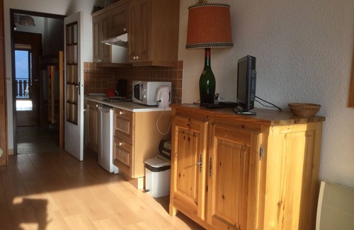La Rosiere Apartment | Studio with SOUTH FACING BALCONY, in the heart of the resort, at the foot of the slopes.