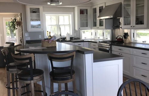 Suttons Bay House | Stunning 5br Home w/Private Beach and Custom Dock