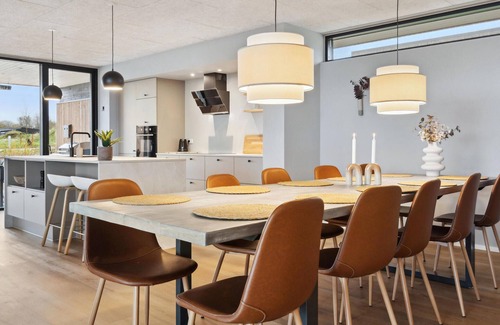 Hvidbjerg Strand House | Stunning home in Børkop with sauna