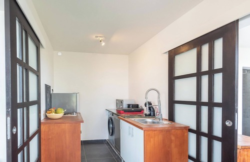 Petit-Canal Apartment | Stunning panorama of the sugarcane fields and the hills of Basse-Terre