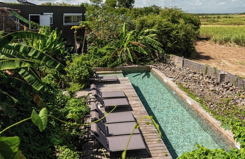 Petit-Canal Apartment | Stunning panorama of the sugarcane fields and the hills of Basse-Terre