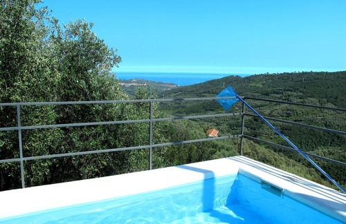 Pietrabruna House | Stunning private villa with WIFI, private pool, TV, terrace, pets allowed and panoramic view
