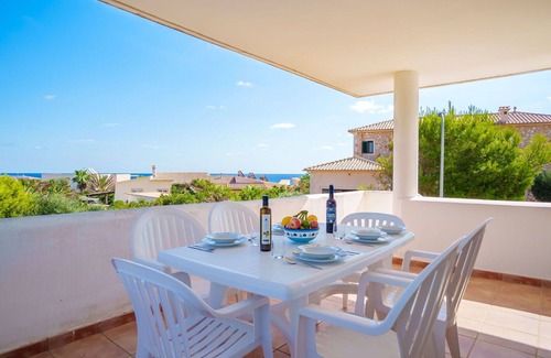 Cala Murada Villa | Stunning private villa for 8 guests with WIFI, A/C, private pool, TV, patio and panoramic view