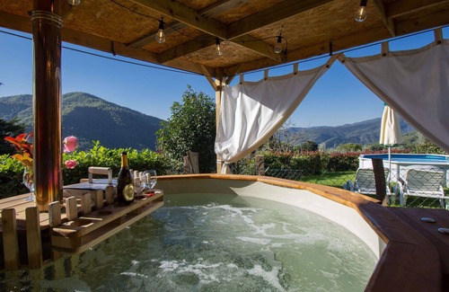 Dicomano House | Stunning private villa for 5 guests with private pool, hot tub, WIFI, TV, patio and pets allowed