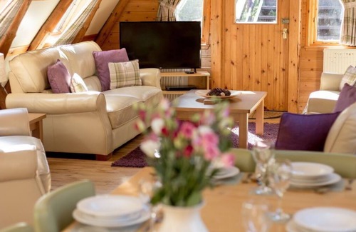 Maybole Villa | Stunning private villa for 16 people with WIFI, TV, patio, pets allowed and panoramic view