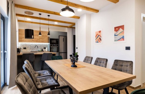 Kupjak House | Stunning private villa for 7 guests with A/C, WIFI, hot tub, TV and terrace