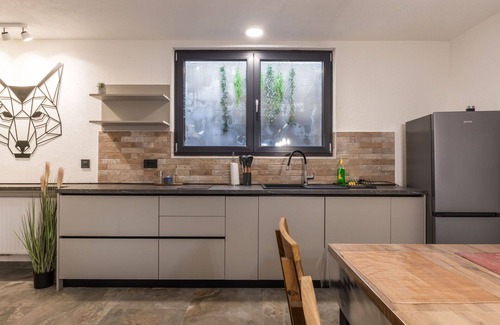 Kupjak House | Stunning private villa for 7 guests with A/C, WIFI, hot tub, TV and terrace