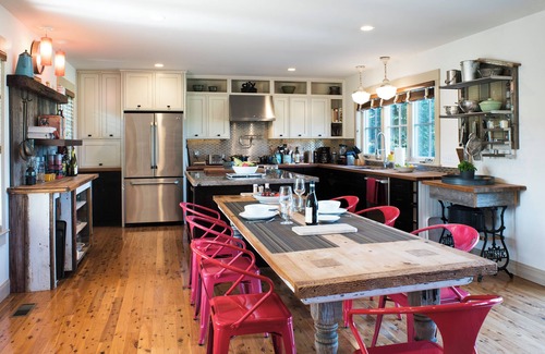 Waldoboro House | Stunning Waterfront Home, Renovated 1880's Cape, Patio Fireplace, Chefs Kitchen