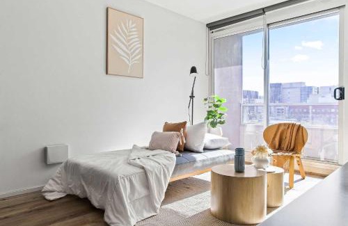 Carlton South Apartment | Stylish 2BR Apt Steps from Vic Market with Parking