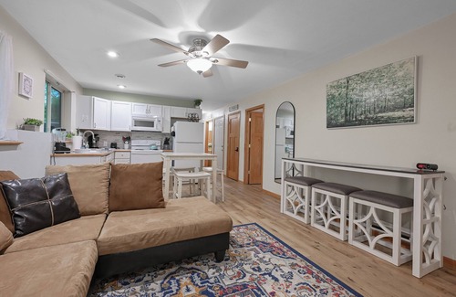 Mosinee Apartment | Stylish 3-Bedroom Lower-Level Getaway with Private Entrance & Modern Comforts