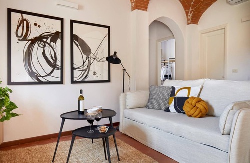 San Piero a Sieve Apartment | Stylish 2BR/1BA Farmstay Suite with Private Garden