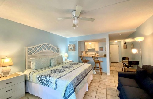 Orange Beach House | Sugar Beach 122 by ALBVR - Nice Studio condo with new sofa, AC and 32 inch Smart TV