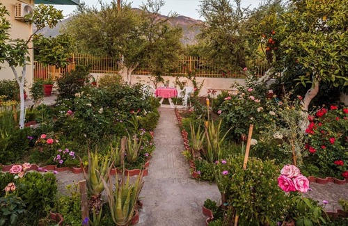 Kalamata House | Summer Rose Garden Getaway - A Step to the Beach