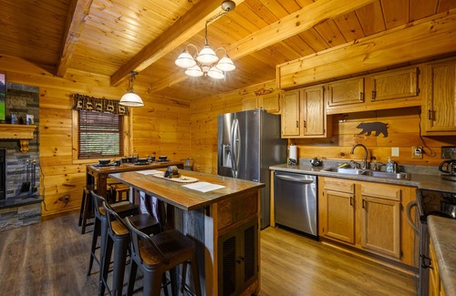 Sevierville Cabin | SummerTime is Here! Secluded Log Cabin-NEW Hot Tub-Wrap Around Porch
