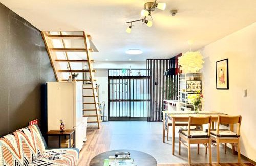 Nakazakicho Villa | Summit Villa 中崎町駅3分鐘 梅田商圈大阪駅 3階日式傳統町屋 100平超大空間