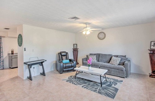 Lochmoor Waterway Estates House | Sunny Canal-Front Home w/ Lanai & Grill!
