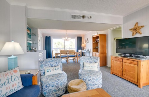 Ocean Isle Beach Apartment | Sunny Condo - Private Ocean Isle Beach Access!