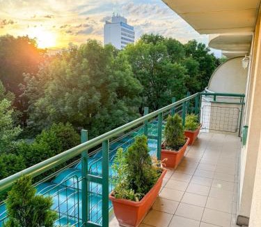 Prague 4 Apartment | Sunny Flat with Terrace & Park View Near City Centre