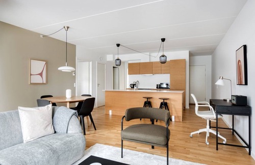 Frederiksberg Apartment | Sunny Valby 2BR w/ W/D, Office & Storage, nr Spinderiet, by Blueground
