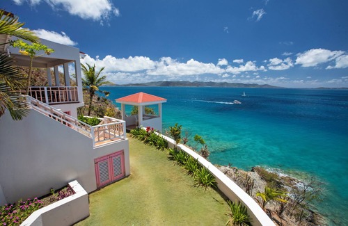Jost Van Dyke Villa | Sunset Villa East, stunning 2 br/2 ba overlooking White Bay on Jost Van Dyke
